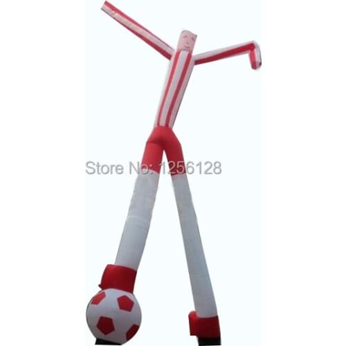 Competive football player sky dancer,dancer boy with 2 legs for advertising