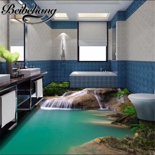 Beibehang Modern marine custom 3D flooring custom wear non - slip waterproof thickening self - adhesive pvc flooring wallpaper