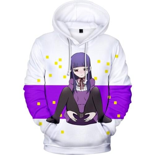 Personality 3D Anime High Masrks Girl Hoodies Hip Hop Boys/girls Hoodie The Game Is Girl Long Sleeve Children Outwear