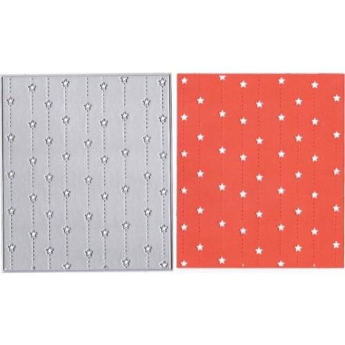 Stars Background Frames Metal Cutting Dies Stencils for DIY Scrapbooking/photo Album Decorative Embossing DIY Paper Cards