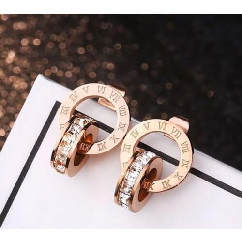 1Pair New Simple Korean Version Brushed Frosted Alloy Silvery Women Girls Animal High Quality Fashion Earings Creativity