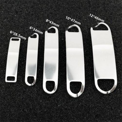 10pcs/lot stainless steel jewelry connector Metal strips For DIY Bracelets Necklace Jewelry Findings