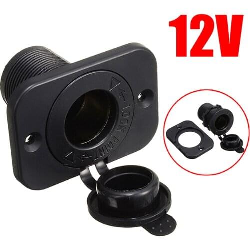12-24V Car Motor Boat Cigarette Lighter Socket Power Plug Outlet High Quality Automotive Electronic Accessories