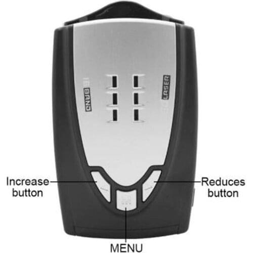 12V Anti Radar Detector 16 Band Xrs Anti Radar Car Detector 360 Degree Police Speedometer Voice Alarm Alert Warning