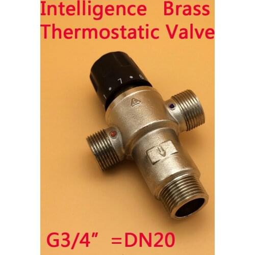3/4"(DN20) brass solar water heater thermostatic mixer valve