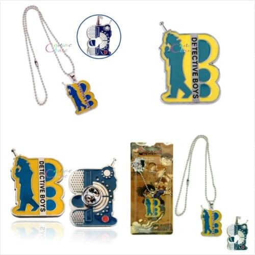 Anime Detective Conan Brooch Jewelry Badges Brooch Neklace Accessories Men Boy Gift Cosplay Prop