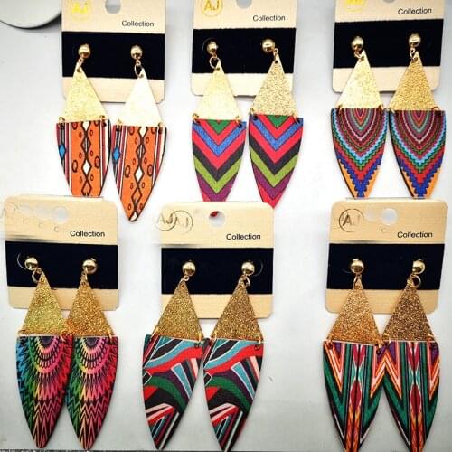 Free Shipping!2021 Newest Stud Drop wooden earrings