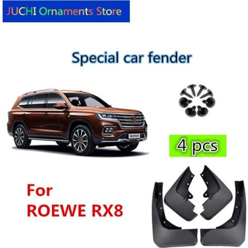 Car Fender Mudguard Splash Flaps Mud Guard Mudflap Accessories for RongWei RX8, ROEWE RX8