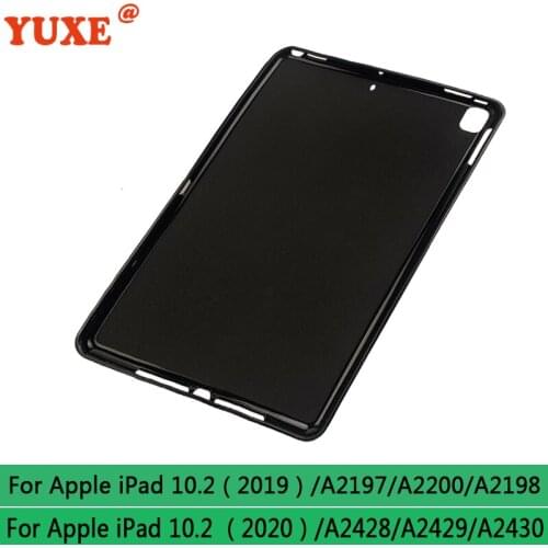 Tablet Case For iPad 10.2 inch 2019 2020 7th/8th Gen A2197 A2428 A2429 Cover Fundas Silicone anti-drop Back Cases for ipad 10.2"