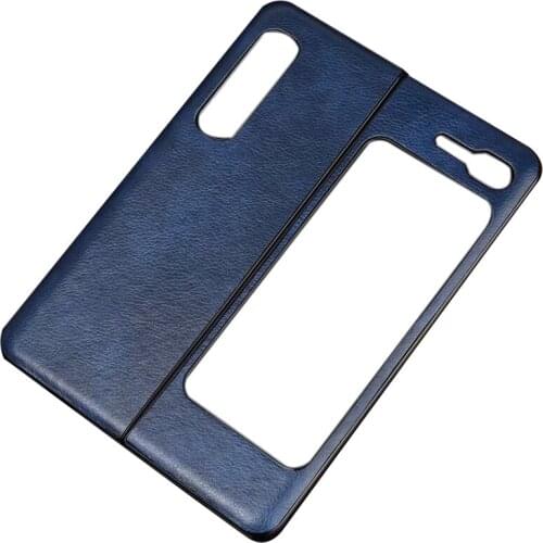 For Samsung Galaxy Fold 5G Case PU Leather Litchi Pattern Skin Hard Cover for Samsung Galaxy Fold 4G Phone Case