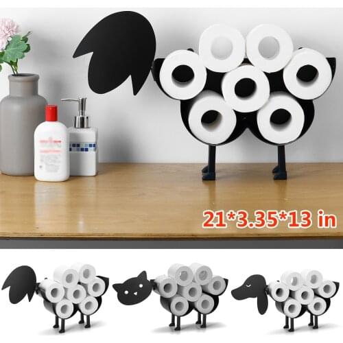 Stainless Steel Toilet Paper Holder Wall Mounted Tissue Holder Paper Towel Holder Bathroom Toilet Roll Holder