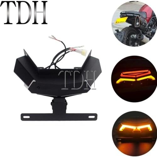 For Benelli BJ500 BJ 500 LED Integrated Turn Signal Light Brake Warning Lamp License Plate Light Fender Eliminator Kit
