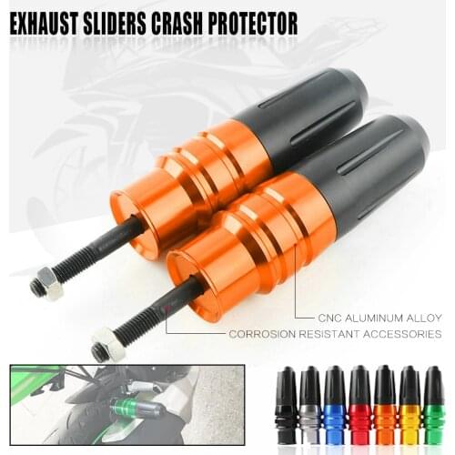 For kymco Xciting 300 250 400 Downtown 200i 300i CT250 AK550 Motorcycle Accessories CNC Exhaust Sliders Crash Pads Protector