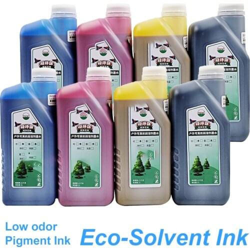 1000ML Low odor Eco-solvent Ink oil-based Ink for Epson DX5 DX7 DX10 XP600 PrinterHead
