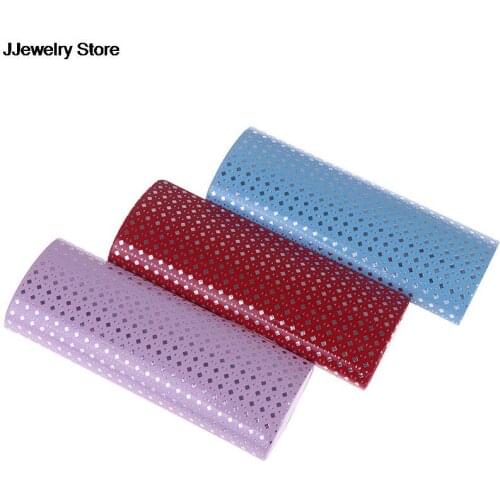 Handmade Box Hard Glasses Case Spectacle Box Eyeglasses Case For Women Iron Sheet Optical Bag Myopia Box Oval Magnet EyeReading