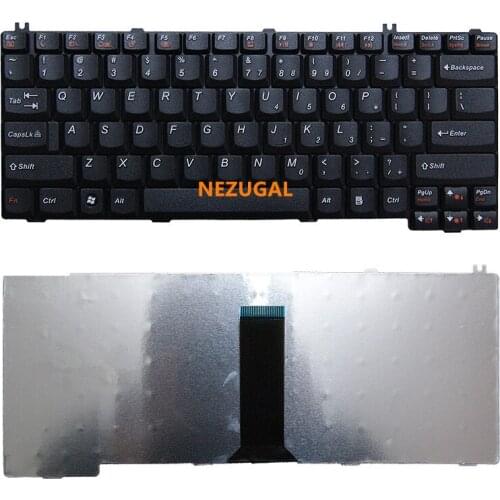 English laptop keyboard for LENOVO 3000 C100 C200 F31 F41 G420 G430 G450 G530 A4R N100 N200 Y430 C460 C466 C510 US layout