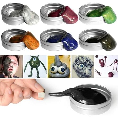 Modeling Clay Magnetic Bouncing Plasticine Puzzle Toy With Eyes Magnet For Stress Relief Decompression Toys For Adults Children