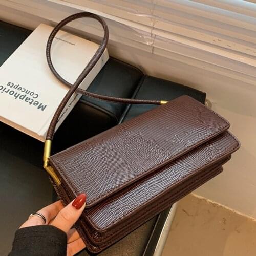 Fashion Solid Color Designer Small Square Bags 2021 High Quality PU Leather Womens Brand Casual Stone Pattern Diagonal Handbags
