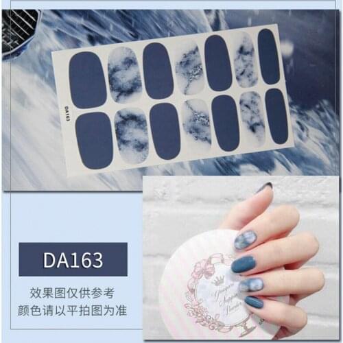 Full Beauty Sticker For Nails Manicure Decoraction Pure Solid Color Nail Wraps DIY Women Full Cover Nail Stickers Polish Foil