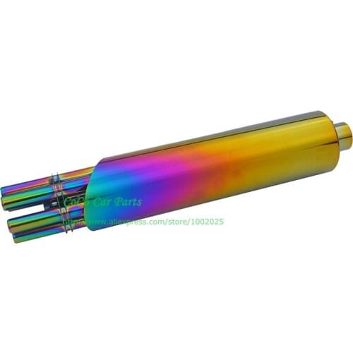 Free Shipping:New Arrival Universal Multi Stainless Steel Sport Car Exhaust End Pipe