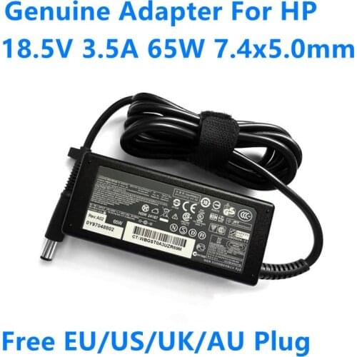 Genuine PPP009L-E 18.5V 3.5A 65W PPP009D AC Adapter For HP Officejet 150 100 M2000 M2500 CQ20 CQ40 Laptop Power Supply Charger