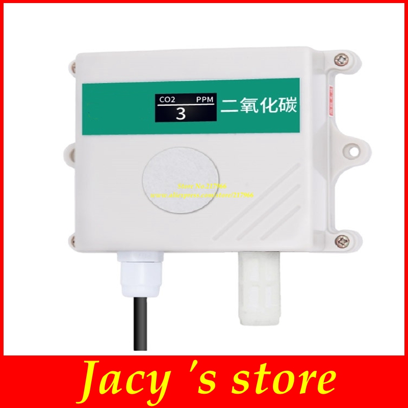 Greenhouse Analog co2 transmitter CO2 sensor Carbon Dioxide Sensor with 0-5V 0-10V 4-20ma RS485 output OLED display LED