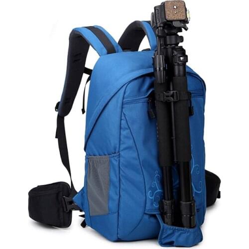 Roadfisher Waterproof Casual Multi-Functional Camera Backpack 14''Laptop With Rain Cover For Canon 50D 60D Nikon D60 D90 D3100