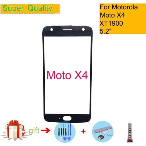 For Motorola Moto X4 XT1900 Touch Screen Front Outer Glass Panel Lens For Moto X4 LCD Front Replacement