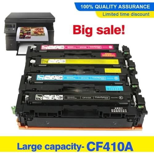 Compatible for HP Toner Cartridge CF410A CF410 CF411A CF412A CF413A for HP Color LaserJet Pro MFP M477fnw M477fdw M477 Printer