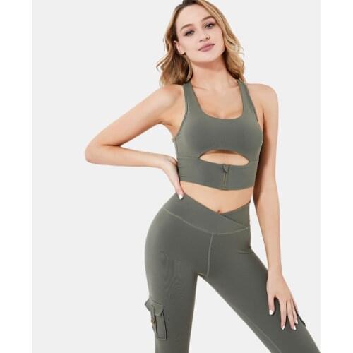 Tracksuit Sports Women Yoga Gym Sets Workout Clothes Fitness Running Sportswear High Waist Pockets Leggings Clothings 7397