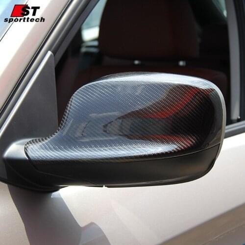 Car Styling Rearview Mirror Sticker For BMW E84/83 X1/X3 Carbon Fiber Rear View Mirror Cover For BMW E84/83 X1/X3Car Accessories