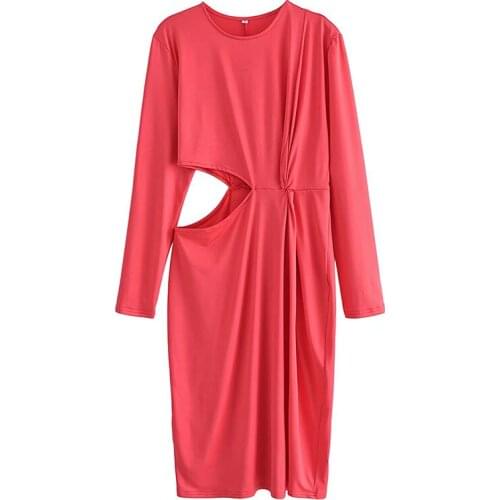 Модные трикотажные платья Yenkye China At AliExpress