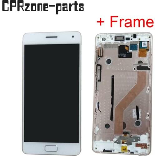 5.2" White + Frame For Lenovo ZUK Z2 PRO Z2121 LCD Display With Touch Screen Digitizer Sensor Panel Assembly