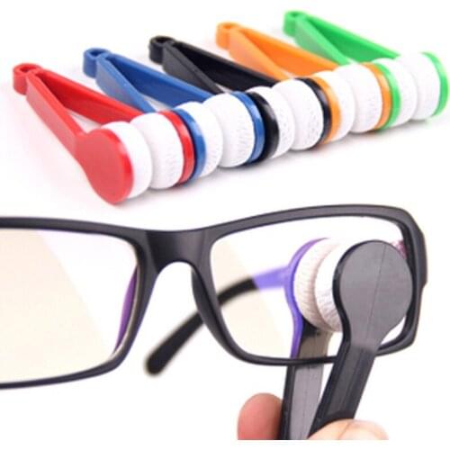 1pc New Practical Microfibre Glasses Cleaner Portable Multifunctional Microfibre Spectacles Sunglasses Clean Wipe Tools #1015