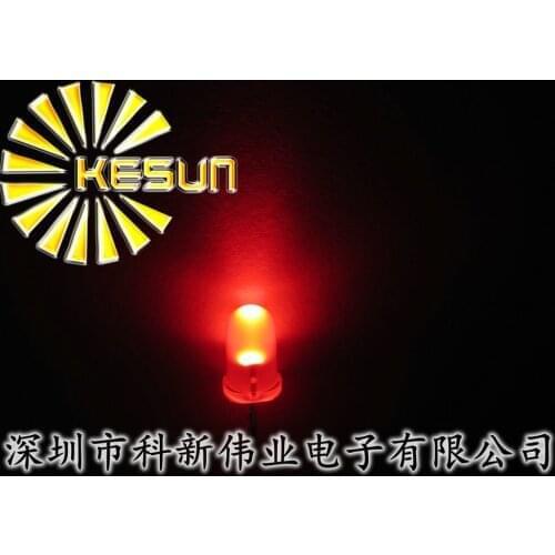 1000PCS x 5mm Colored Lens Red Jade Green Blue Orange diffused Round Long Leg LED Diode Lamp Light Superbright LED Light Beads