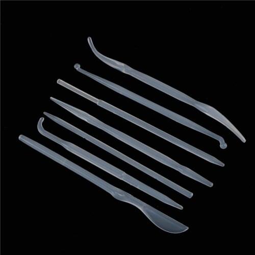 14Pcs Carving Sculpture Shaper Polymer Modeling Clay Tools Wax Carving Pottery Tools Color Random Plastic Clay Sculpting Set