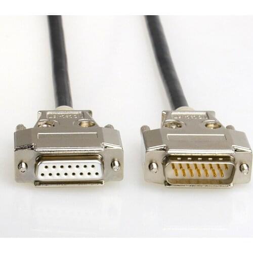 DB15 15-pin 15Pin Extension Cable, Male to Female, Male to Male, Female to Female, Length Customizable, Metal Case
