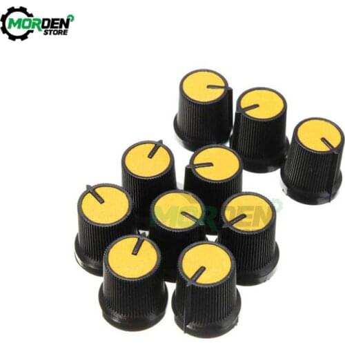 20PCS WH148 Potentiometer Knob Cap 15X17mm 6mm Shaft Hole AG3 Switch Cap Switches and Accessories Dropship