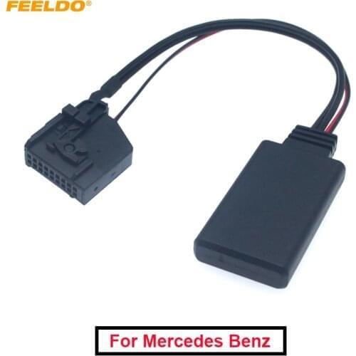 4Pcs Car Stereo Audio Interface Bluetooth Wireless Module Aux Cable Adapter For Mercedes Comand 2.0 W211 R170 W164 Receiver Jun5