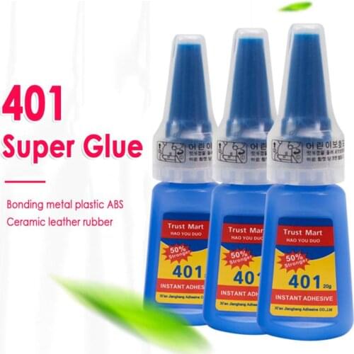 401Rapid Fix Instant Fast Adhesive Bottle Stronger Super Glue Multi-Purpose Handmade Jewelry Stone Quick Dry Universal GlueTSLM1