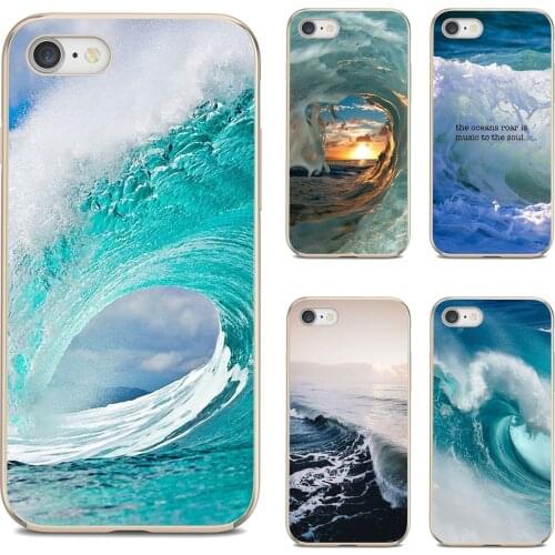 Summer-nature-sea-blue-Ocean-Waves For Huawei P30 P40 P20 P7 P8 P9 P10 Lite Plus Pro 2015 2016 2017 Mini Soft Shell Cover