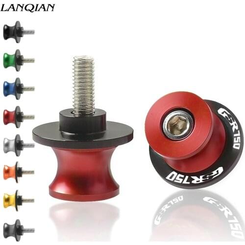 For SUZUKI GSR 750 GSR750 2011 2012 2013 2014 Motorcycle Spools Stand Arm Drop Motorbike Accessories Swing Screw Sliders 8MM