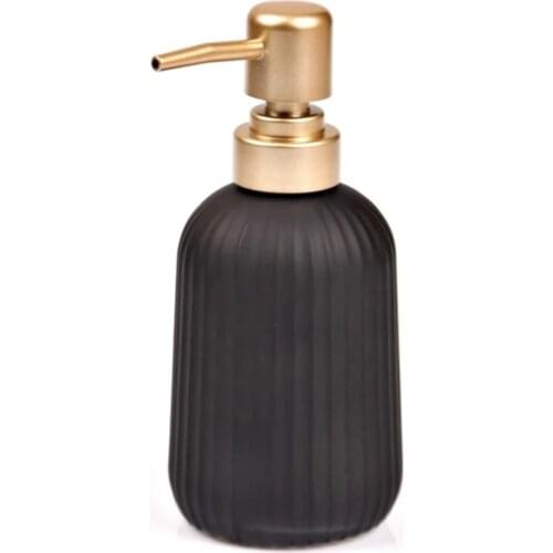 Liquid Soap Dispenser Glass Dish Kitchen Bathroom Accessories 3 Colors Washing Refillable Bottles Decorative Modern Stylish
