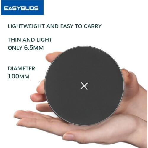 EASYBUDS Qi Fast Wireless Charging 15w For Huawei Samsung 7.5w For iPhone 8 X XS 11 12 Pro Max Type-C Charger Pad