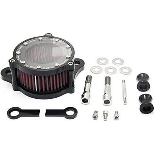 Motorcycle See-Thru Air Cleaner Kit Intake Filter For Harley 1991-2016 XL Sportster 1200 883