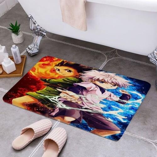 Hunter X Hunter 3D Print Doormats Rectangle Non-Slip DoorMat Bedroom Kitchen Entrance Print Door rugs Dropshipping
