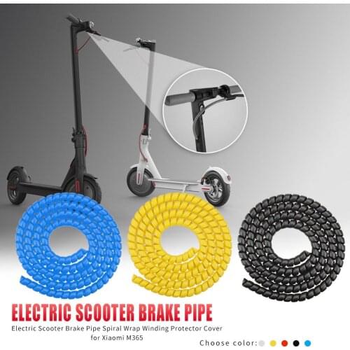 Hot Sale Electric Scooter Brake Pipe Electric Scooter Brake Pipe Spiral Wrap Winding Protector Cover for Xiaomi M365