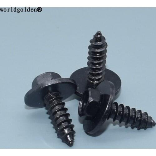Worldgolden 100pcs metal fastener Screw