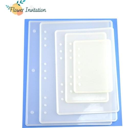 5PCS Notebook Resin Mold Set DIY Materials Silicone Resin Molds Epoxy Resin Silicon Mold Jewelry Making Tools Craft