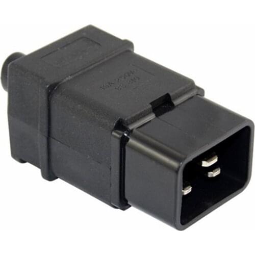 Black 16A 250V IEC320 UPS PDU C19 C20 Electrical AC Power plug industrial online power Cable Cord Connector Removable wired plug